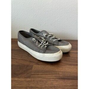 Sperry Top-Sider Sky Sail Sneakers Women's Size 7.5M Gray Metallic STS80332